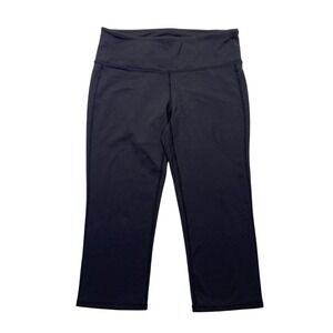 Athleta Be Free Knicker Black Cropped Leggings Size ST Supplex Lycra Fits 26"